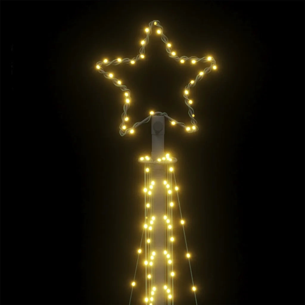 Albero di Natale a LED 495 LED Bianco Caldo 300,5 cm