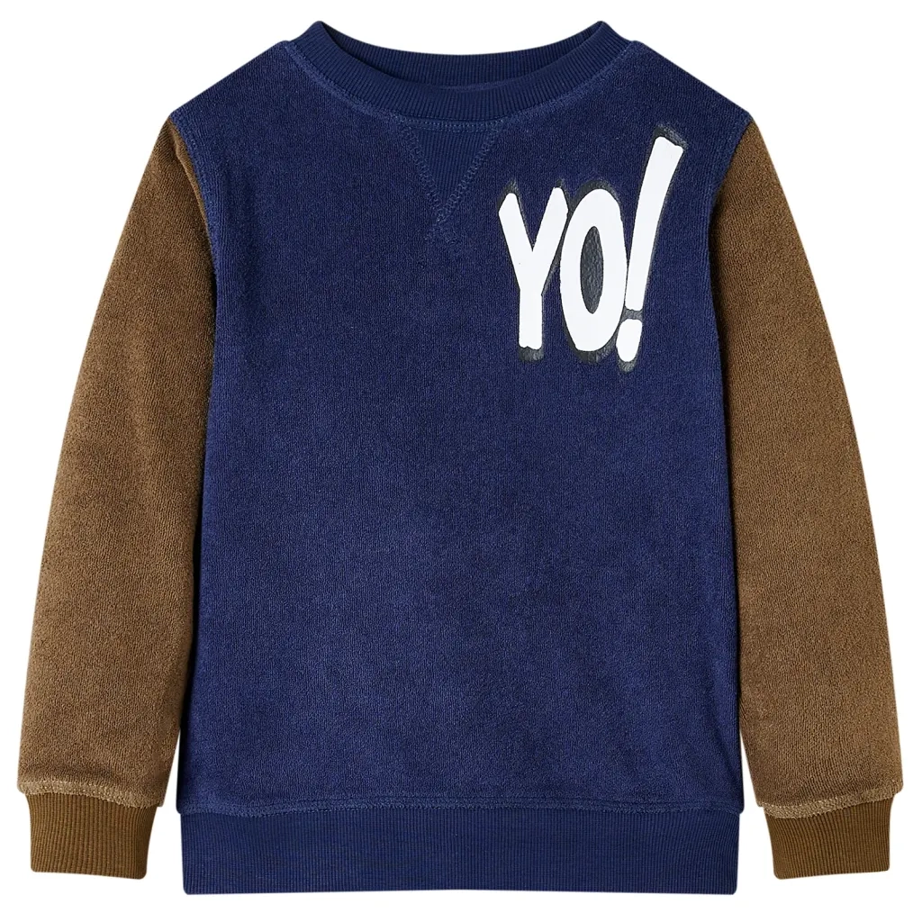 Felpa da Bambino Blu Marino 128cod mxl 84803