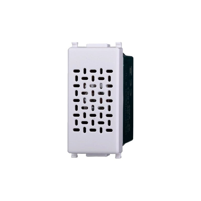 Ronzatore 220V 6A Colore BIANCO Compatibile Con Vimar Plana