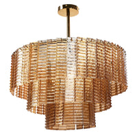 Lampadario A Sospensione Da Soffitto APP1677-8CP Marrone