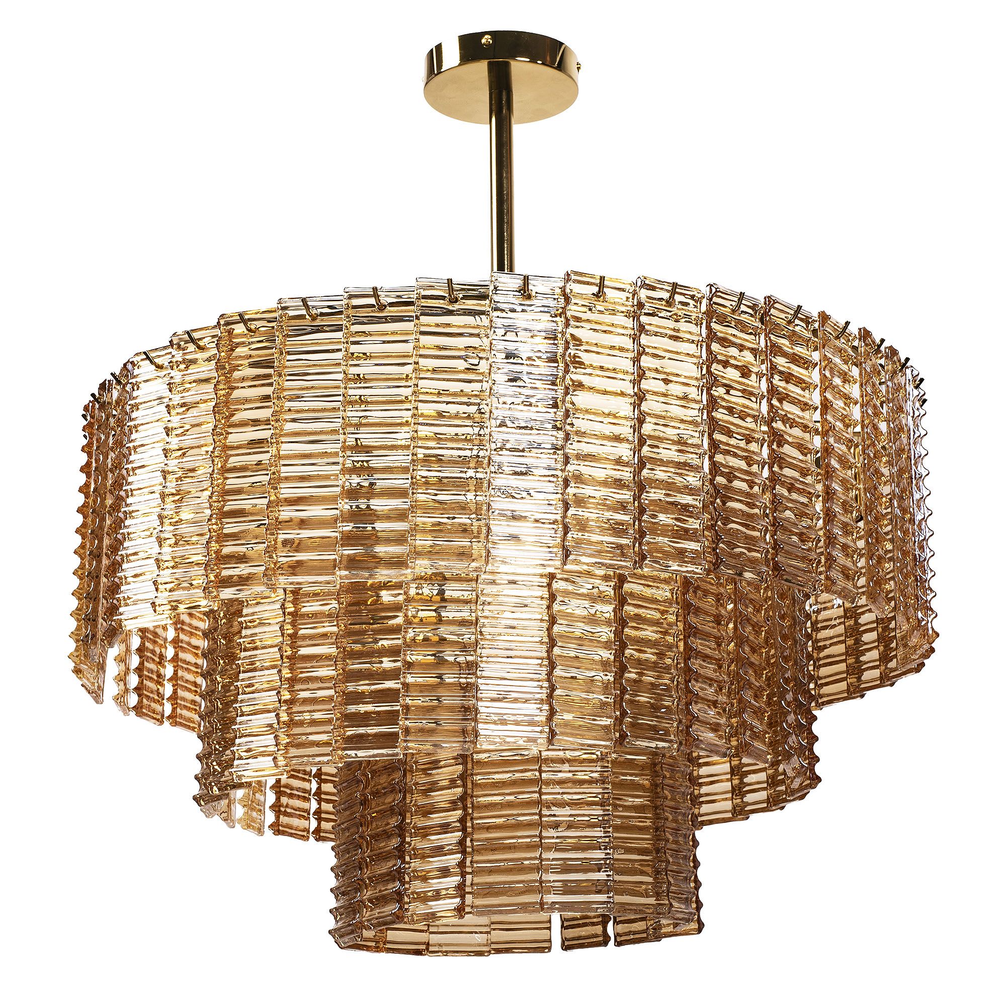 Lampadario A Sospensione Da Soffitto APP1677-8CP Marrone