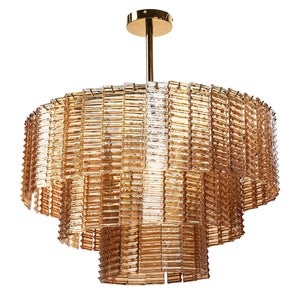 Lampadario A Sospensione Da Soffitto APP1677-8CP Marrone