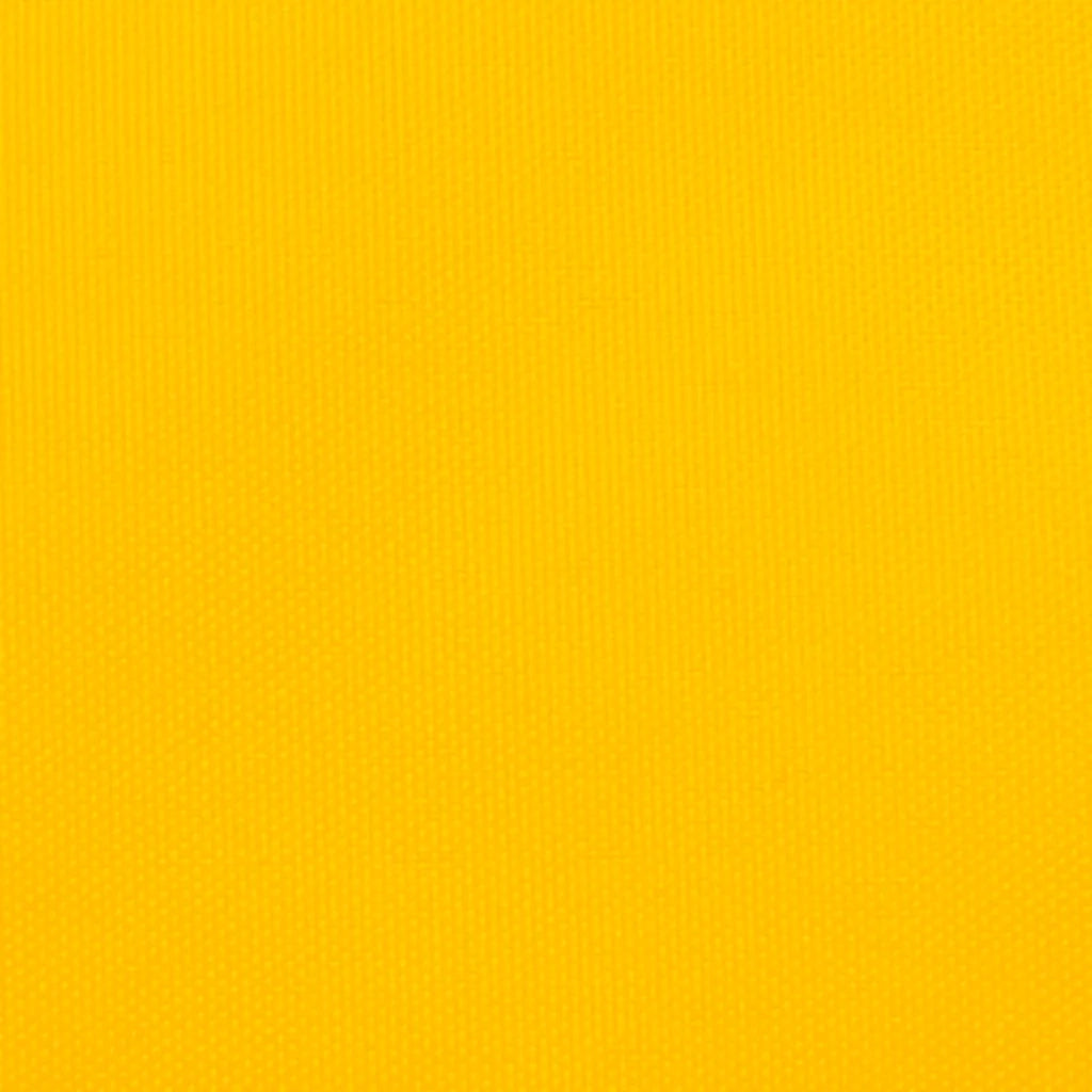 Parasole a Vela Oxford Rettangolare 2,5x5 m Giallo 135594