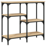 Tavolo Consolle | Tavolo d'Ingresso Rovere Sonoma 80x29x75 cm Legno Agglomerato