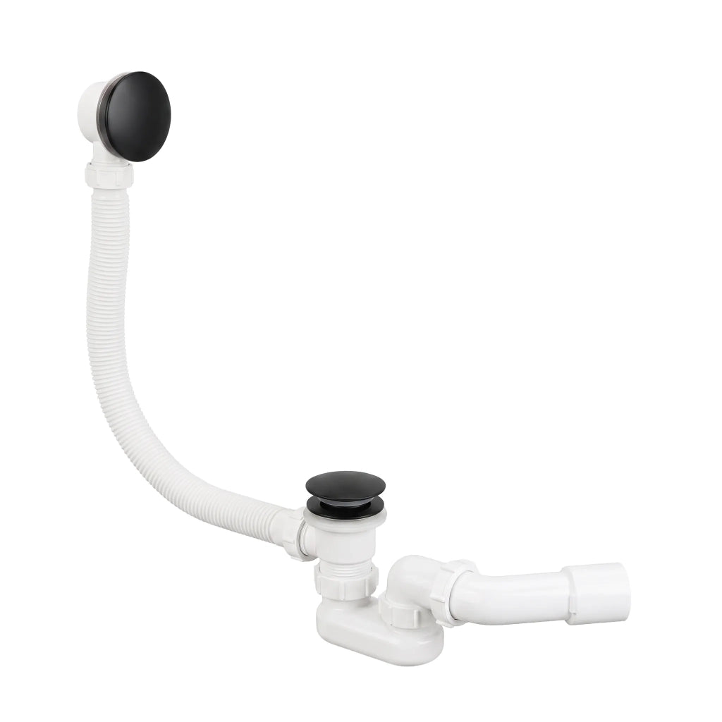 Sifone Per Vasca Rea Con Piletta Click-clack Black