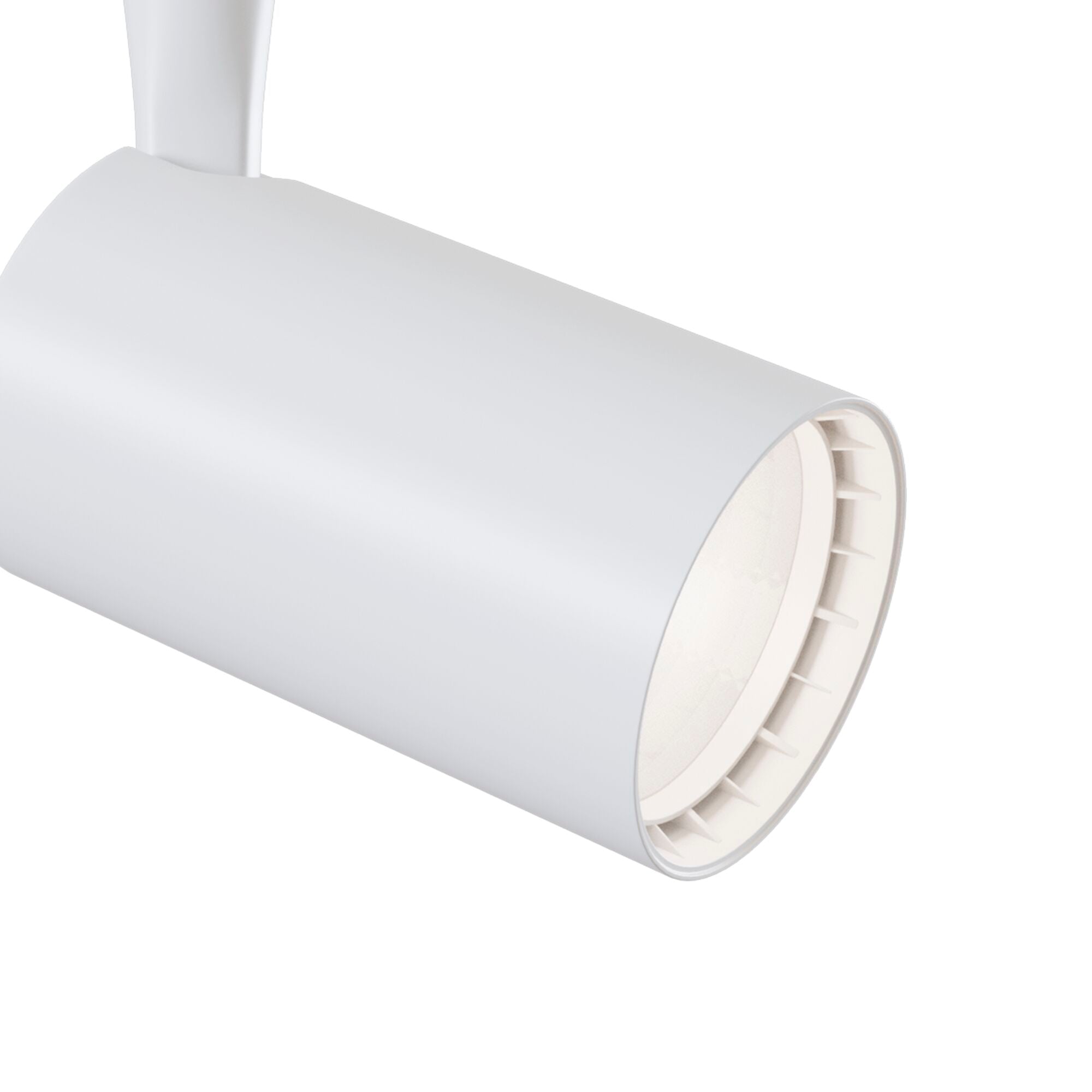 Faretto a LED per Sistema Illuminazione Binario 6W 4000K in Alluminio Vuoro  Bianco