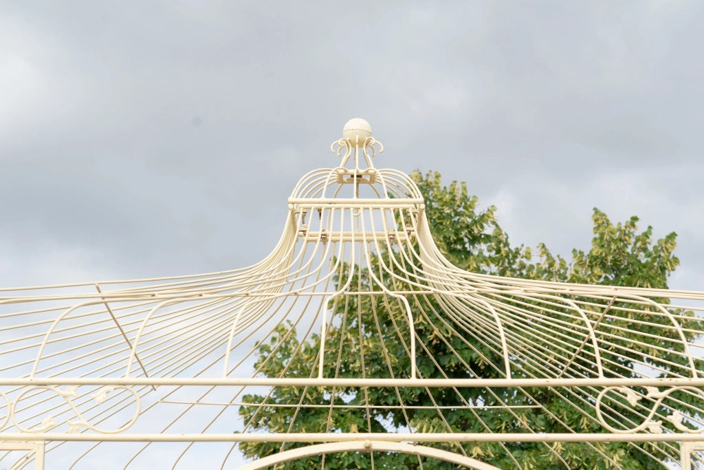 Biscottini Gazebo in ferro L400XPR400XH365 CM Molto solido stabile Offerta Speciale