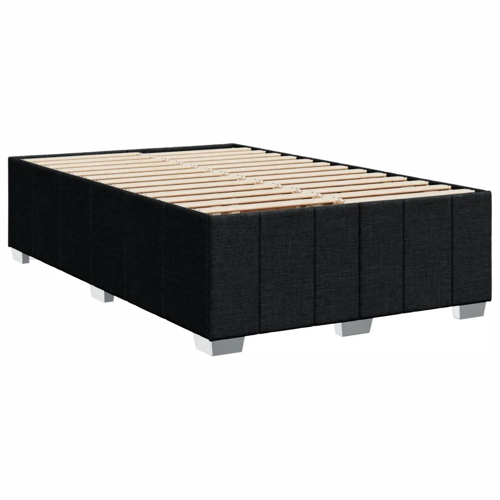 Giroletto senza Materasso Nero 120x200 cm Tessuto
