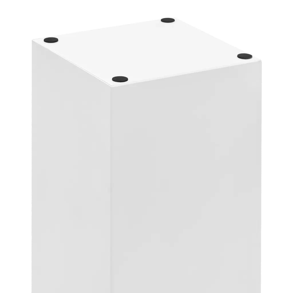 Porta Ombrelli Stile Pietre in Acciaio Bianco 246799