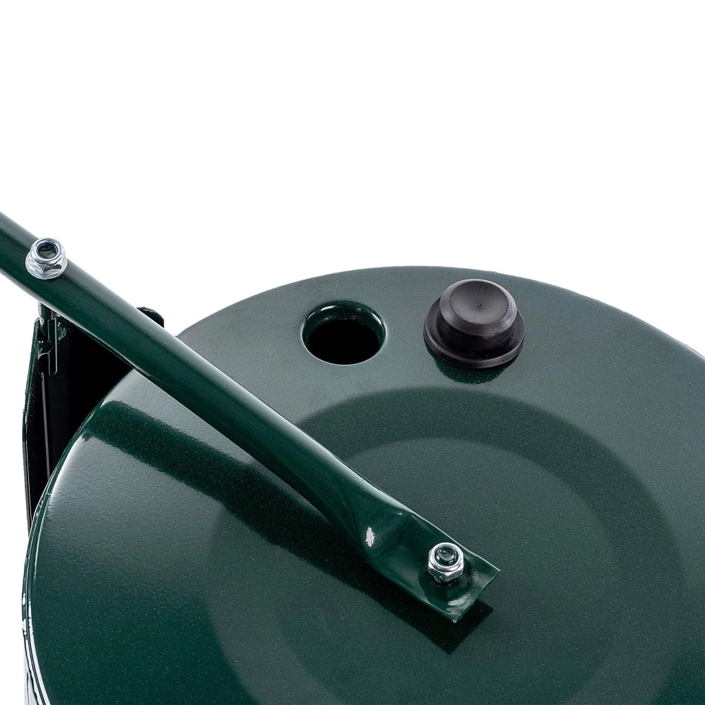 Rullo per erba KADAX 40L, compattatore per terreno in metallo per prato e giardino, 50 cm