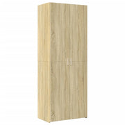 Buffet credenza cassettiera armadio mobile contenitore organizer cucina soggiorno salotto rovere Sonoma alto 70 x 42,5 x 185 cm legno ingegnerizzato marrone 02_0034203
