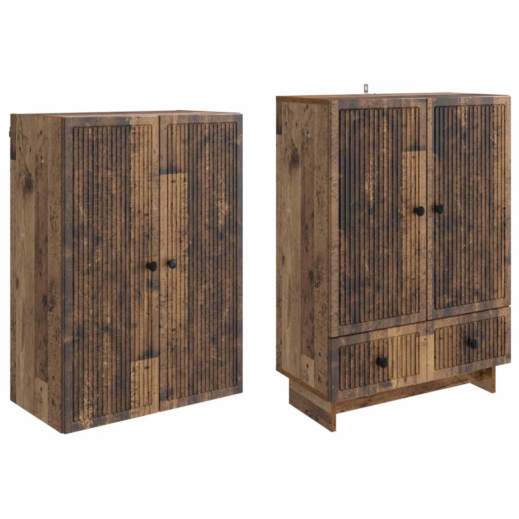 Set di armadi 2 pcs Legno antico 66 x 34,5 x 95 cm 3416356