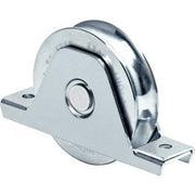 RUOTA CANCELLO A SALDARE GOLA TONDA 337 COMUNELLO - ZINCATA SUPPORTO INTERNO + CUSCINETTO MM 120- 2 pezzi