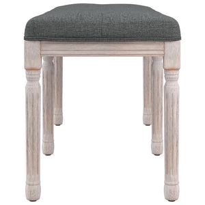 Panca Grigio Scuro 110x40x49 cm in Tessuto 344451