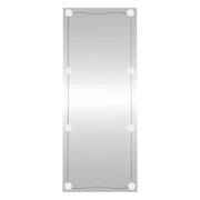 Specchio da Parete | Specchio decorativo con Luci LED 40x100 cm Vetro Rettangolare