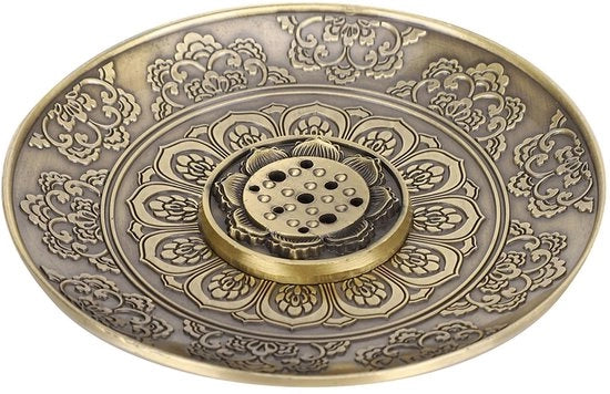 Bruciatore di Incenso con Design Retro a Draghi - Dimensione 9,7 cm