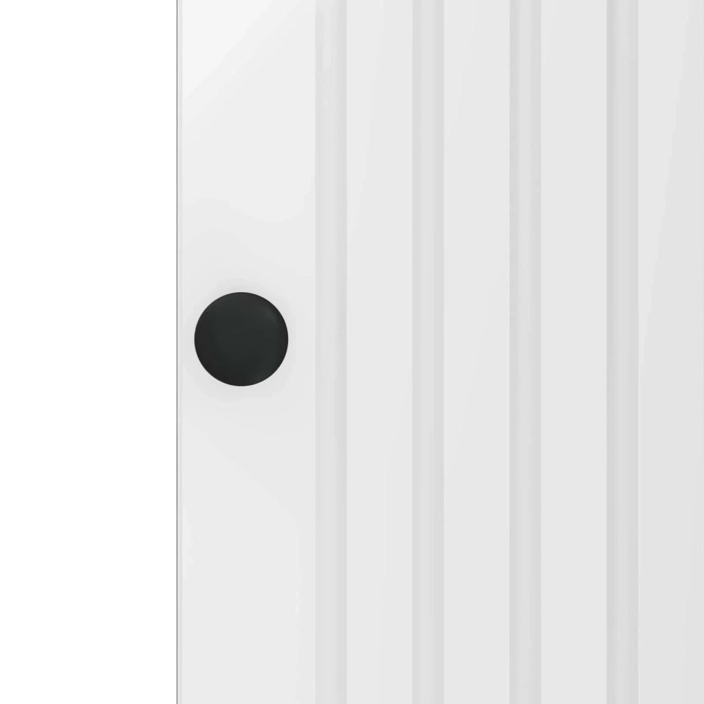 Credenza Bianco Lucido 33 x 34,5 x 90 cm Legno ingegnerizzato