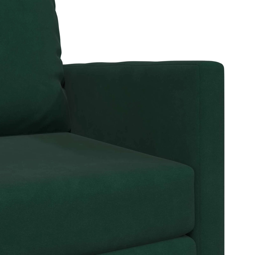 Divano letto Verde Scuro 74 x 77 x 81 cm Velluto 4106616