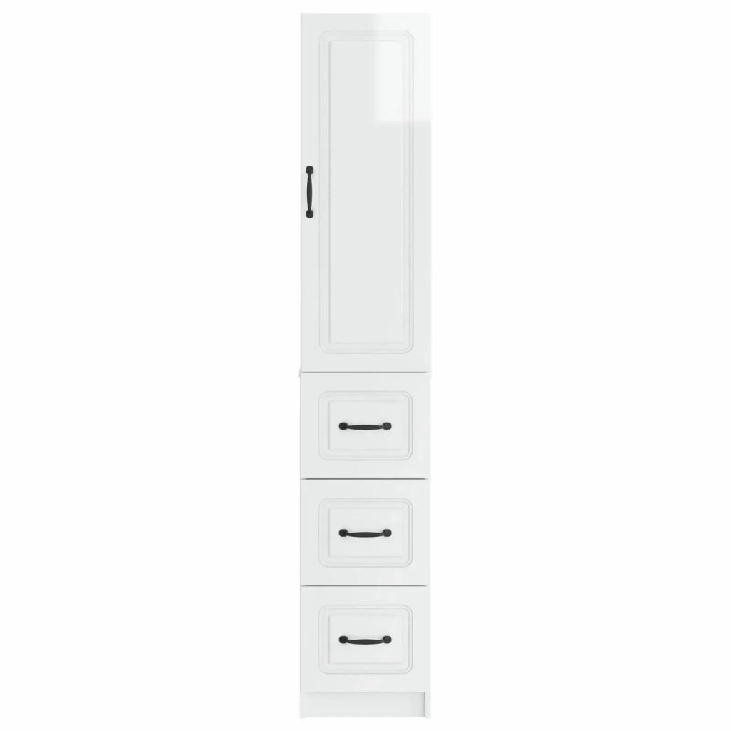 Set di armadi 2 pcs Bianco Lucido 33 x 34,5 x 87 cm 3416974