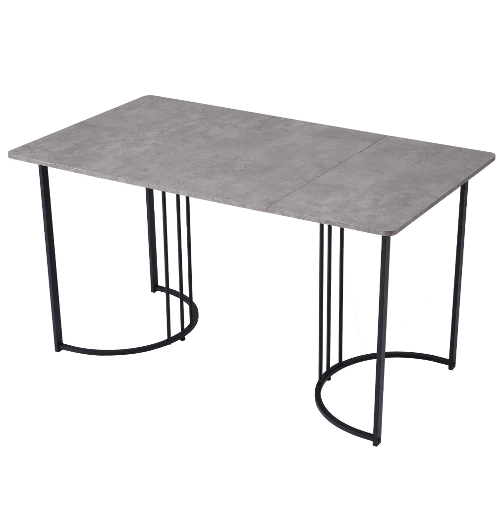 Set tavolo da pranzo 140x80 cm con 4 sedie in velluto beige