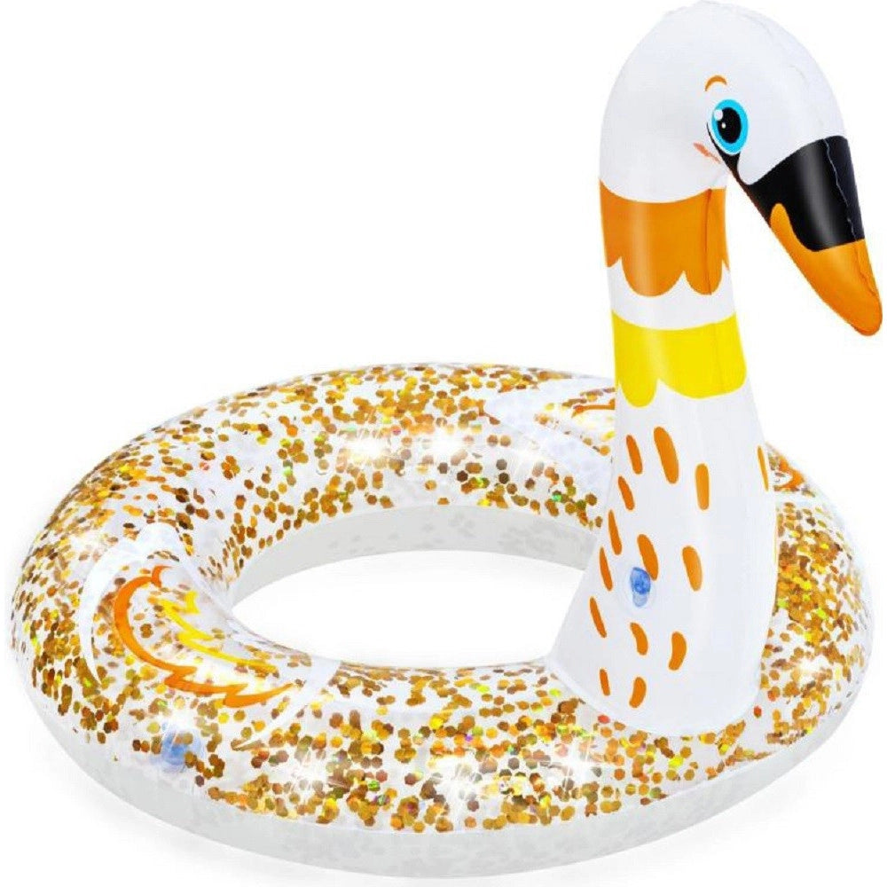 Trade Shop - Salvagente Gonfiabile 61cm Per Bambini Shimmer N'float Ciambella Assortiti 36306 -