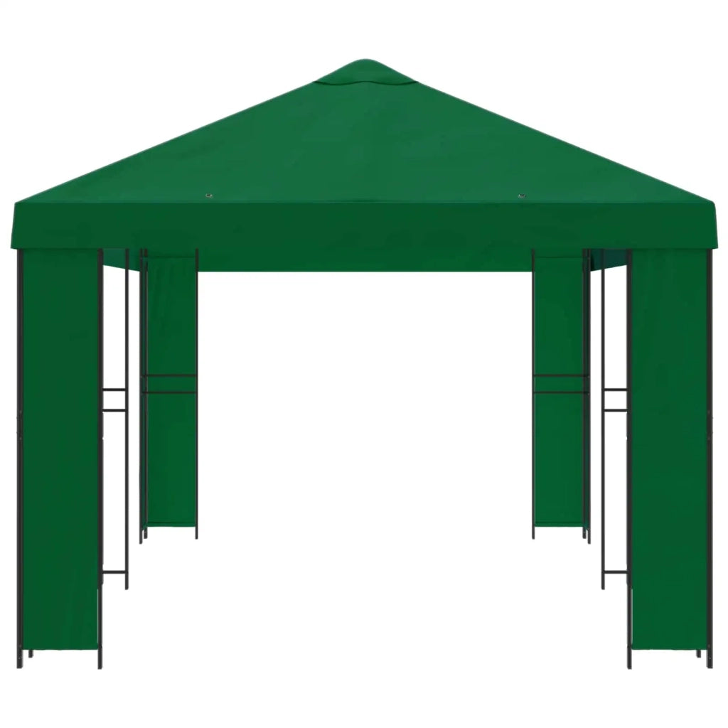 Gazebo da giardino 6 x 3 m Verde Poliestere e Acciaio 190 3376011