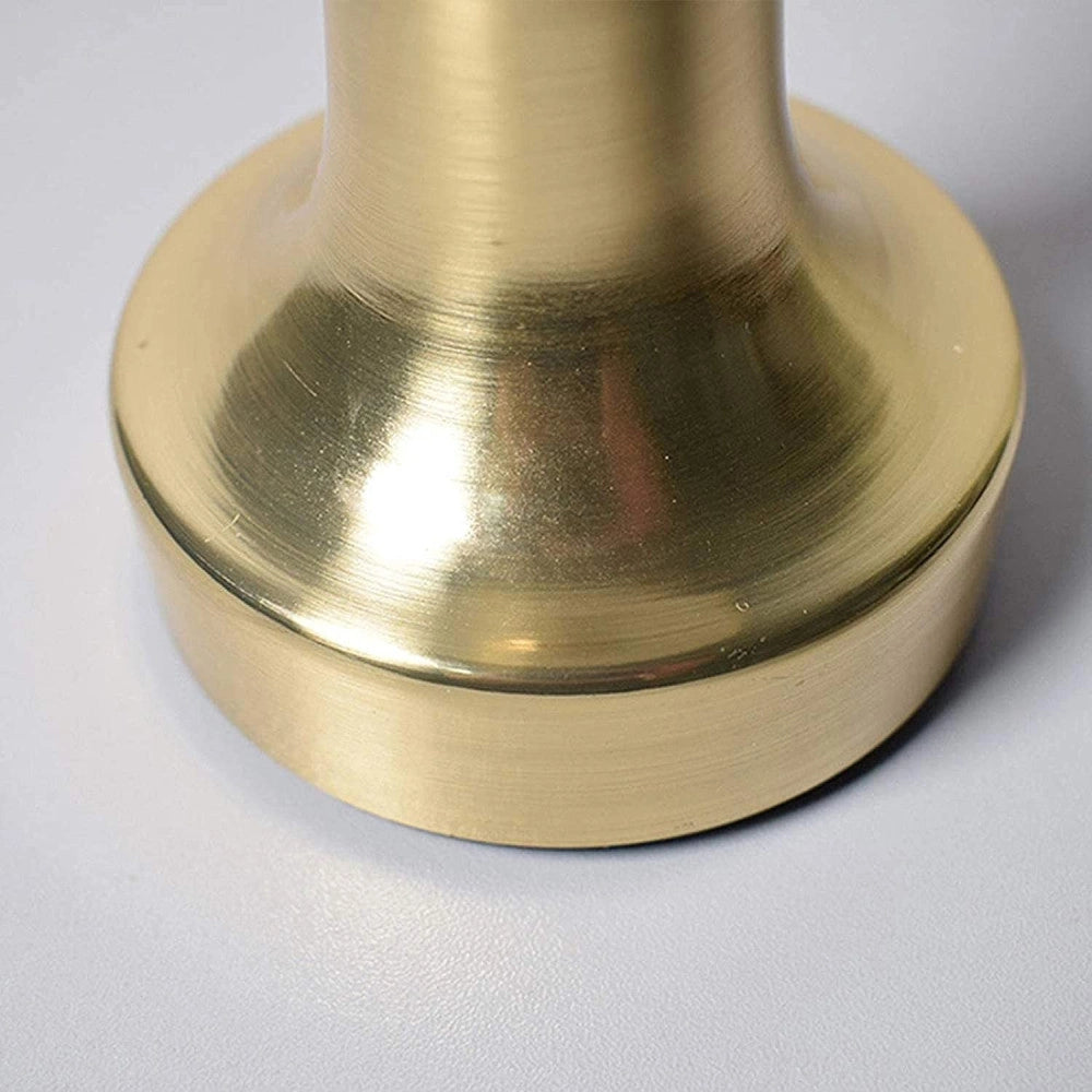 Trade Shop - Lampada Da Tavolo Effetto Bronzo Ricaricabile Usb Lume Luce Calda Per Bar Locali -