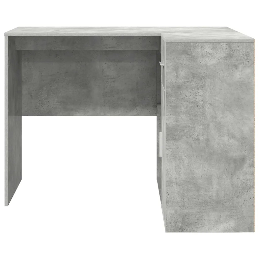 Scrivania ad angolo Grigio cemento 102 x 88 x 75 cm 3337276