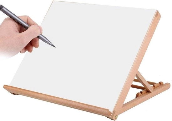 Tavolo da disegno multifunzionale A2 - Tavolo da disegno in legno pieghevole - Tavolo da disegno per schildere - Tavolo da disegno con ezel per artigianato - Tavolo da disegno per studenti e bambini