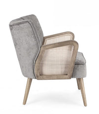 Poltrona 64x71x79h cm Virna Silver