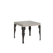 Tavolo allungabile 90/246x90 cm Paxon cashmere gambe antracite