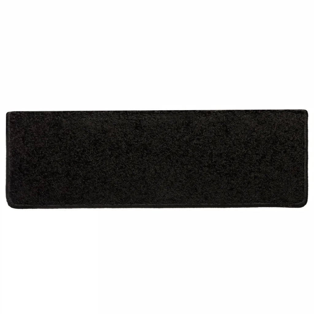 Tappetini per Scale 10 pz 65x21x4 cm Neri