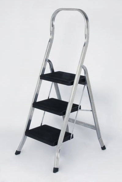 Sgabello Scala in Alluminio Antiscivolo Salgo 3 Gradini