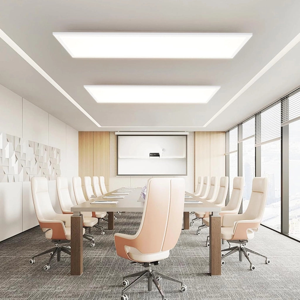 ZMH Lampada da soffitto plafoniera LED dimmerabile pannello lungo RGB per soggiorno officina corridoio