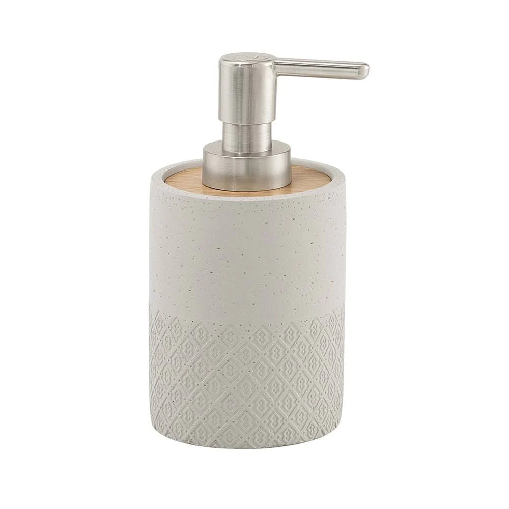 Set portaspazzolini / dosasapone d' appoggio Gedy linea Afrodite grigio
