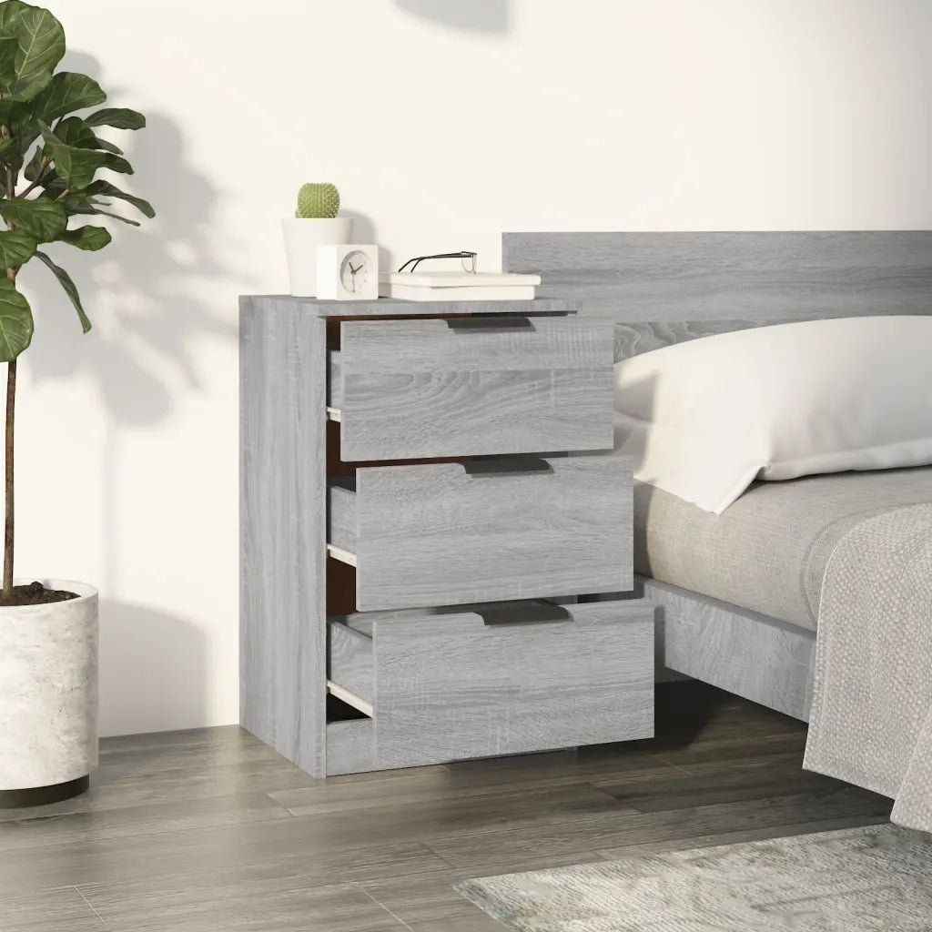 Comodino Grigio Sonoma 40x36x65 cmcod mxl 127290