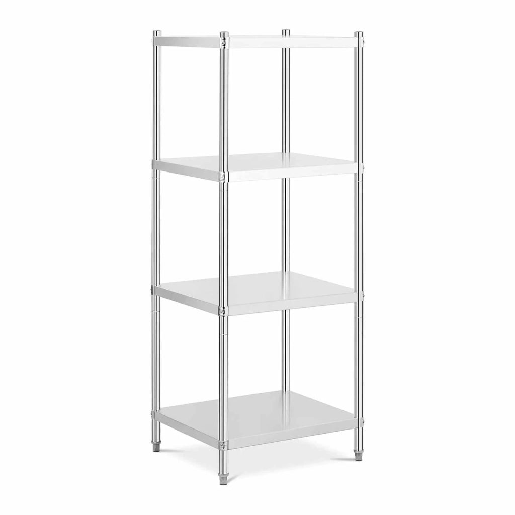 Scaffalatura in acciaio inox 70 x 60 x 180 cm portata 200 kg modello professionale 14_0005185