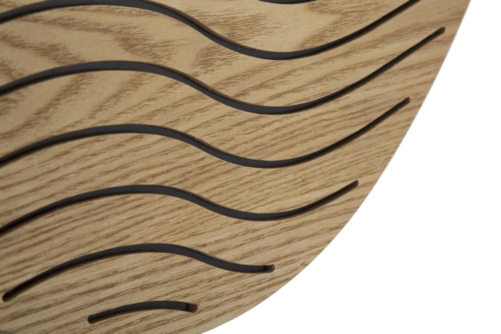Specchio da Muro Lines 50x1,5x80 cm in MDF e Specchio Multicolor
