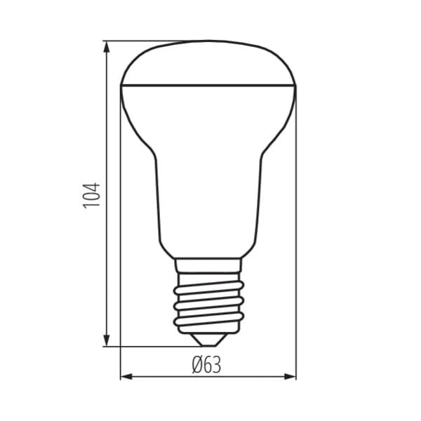 Lampadina Spot LED SMD E27 8W 720lm 3000K Kanlux 22737