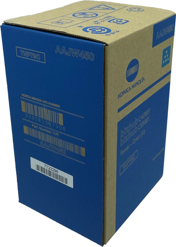 ORIGINAL Konica Minolta toner ciano AAJW450 TNP-79C ~9000 Seiten
