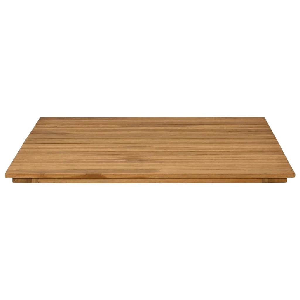 Piano del tavolo 80 x 80 x 3,5 cm Quadrato Legno di teak solido 42033147