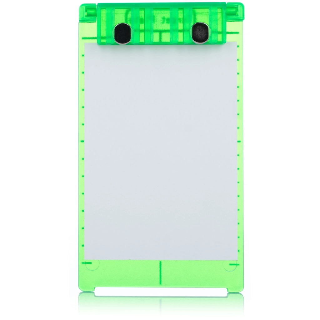 Targa di Lettura Verde per Livella Laser Rosfix – Precisione Elevata, 10x7cm, 2 Magneti