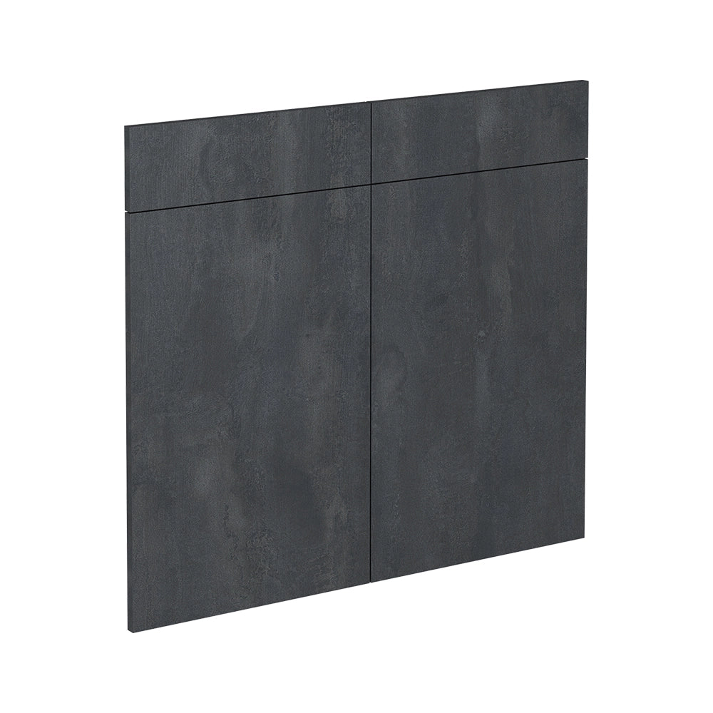 Vicco Frontale cucina Calcestruzzo nero 79.2 x 70.8 cm frontale del mobile per mobile base con cassetti