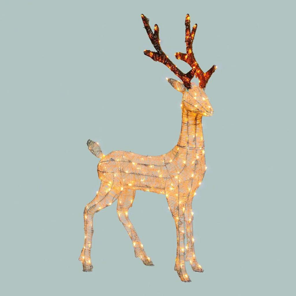Renna 3D H105 cm 200 LED Traditional IP44 timer