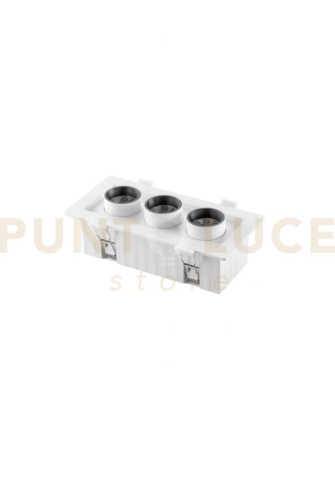 INCASSO LED SIDER BIANCO 16W 2130LM CCT 3000 E 4200 E 6500K 188X90X70MM