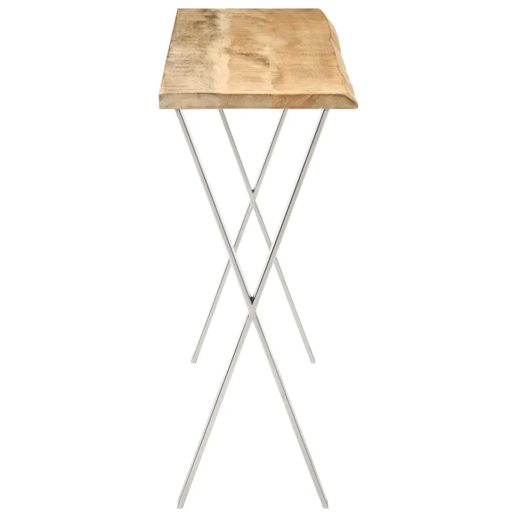 Tavolo Consolle | Tavolo d'Ingresso Bordi Vivi 105x33x76 cm Legno Massello di Mango