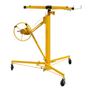 Sollevatore pannelli cartongesso max 68kg, altezza 188-487cm, Carrello Alzapannelli Alzalastre