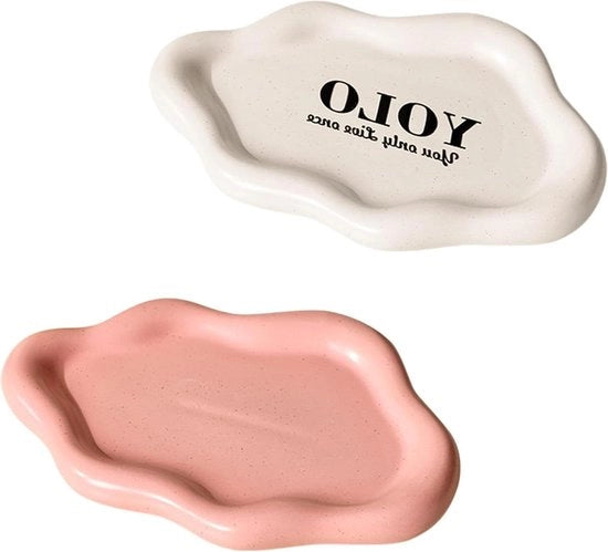 Tavolo da Pranzo con Cassetta di Deposito in Ceramica Display Placca per Accessori - Matrimoni Feste di Compleanno Feste