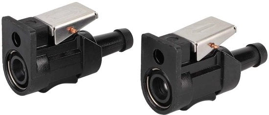 Connettore di alimentazione per motori esterni - 2 pezzi - Compatibile con motori esterni 8mm - Motor esterno - Materiale: alluminio/ABS - Facile da installare - Tubo di alimentazione del carburante