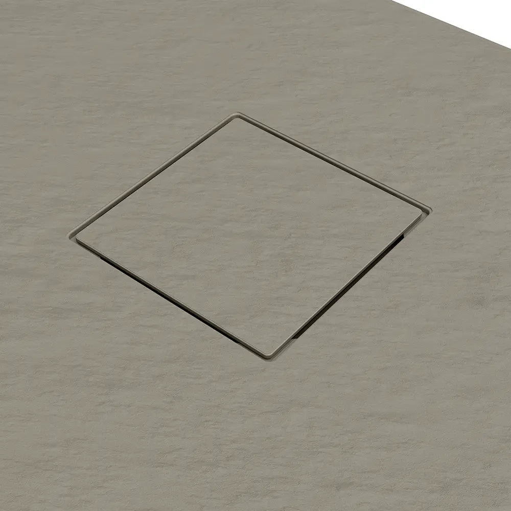 Piatto doccia 90x150 cm colore marrone effetto pietra | Samos